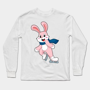 Rabbit Ice skating Ice skates Long Sleeve T-Shirt